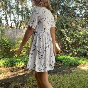 UO Silence & Noise Abstract Floral Dress